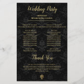 Glamoureus avondhuwelijksprogramma (Achterkant)