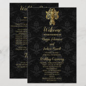 Glamoureus avondhuwelijksprogramma (Voorkant / Achterkant)