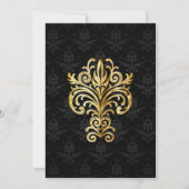 Glamoureus avondverlovingsfeest kaart (Achterkant)