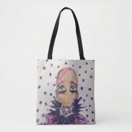 Glamoureus baby in violet tote bag
