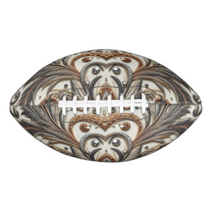Glamoureus barok design met glitter en edelstenen american football