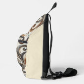 Glamoureus barok design met glitter en edelstenen sling bag (Rechts)