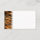 Glamoureus Black Brown Tiger Stripes Animal Print Plaatskaartje (Voorkant)