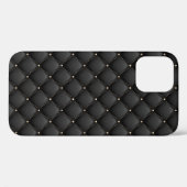 Glamoureus Black Gold-gebufferd gelaagd patroon Case-Mate iPhone Case (Achterkant (horizontaal))