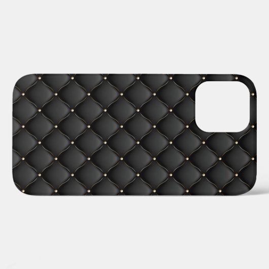 Glamoureus Black Gold-gebufferd gelaagd patroon Case-Mate iPhone Case (Achterkant (horizontaal))