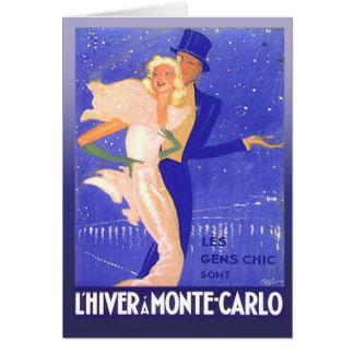 Glamoureus Black Stropdas Couple in Monte Carlo