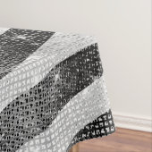 Glamoureus Black White Sparkly Glitter Zebra Strip Tafelkleed (Voorbeeld)