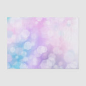 Glamoureus Blue en Paarse mousserende Bokeh Tissuepapier (Voorkant)