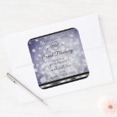 Glamoureus Blue Glitter Product Label Diamonds Log (Envelop)