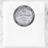 Glamoureus Blue Glitter Product Label Diamonds Log (Tas)