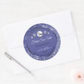 Glamoureus Blue Glitter Product Label Logo Diamond (Envelop)