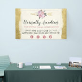 Glamoureus Bohemian Floral Arrows Gold Boho Chic Spandoek (Beurs)