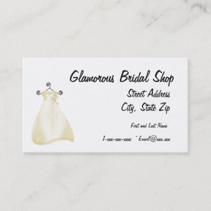 Glamoureus Bridal Shop Visitekaartje