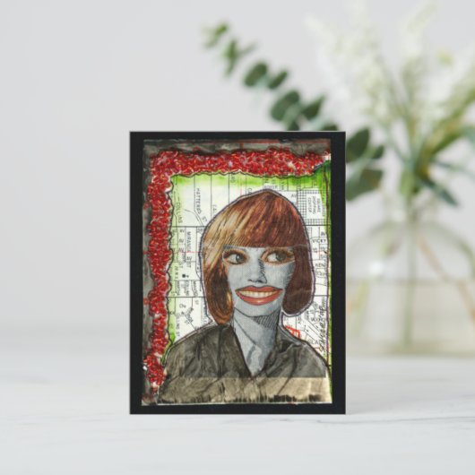 Glamoureus Briefkaart (Staand voorkant)