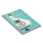 Glamoureus Brunette Bride Wedding Planner Notitieboek (Rechterzijde)
