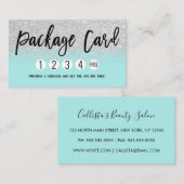 Glamoureus Chic Mint Silver Glitter Modern Loyalty (Voorkant / Achterkant)