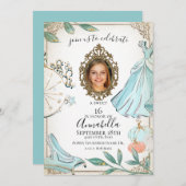 Glamoureus Cinderella Fairy Tale Foto Kaart (Voorkant / Achterkant)