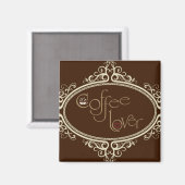glamoureus Coffee Lover Magneet (Voorkant / Achterkant)
