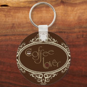 glamoureus Coffee Lover Sleutelhanger (Voorkant)