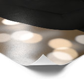 Glamoureus Couple met Twinking Bokeh Foto Afdruk (Hoek)