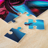 Glamoureus Día de los Muertos Catrina portret met Legpuzzel (Zijkant)