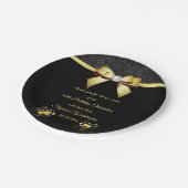 Glamoureus Elegance Birthday Papieren Bordje (Gekanteld)