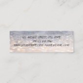 Glamoureus Elegant Bokeh Mini Visitekaartje (Achterkant)