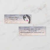 Glamoureus Elegant Bokeh Mini Visitekaartje (Voorkant / Achterkant)