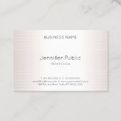 Glamoureus Elegant Moderne Sjabloon Handschrift Visitekaartje (Achterkant)