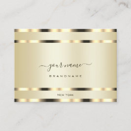 Glamoureus en elegant Gold Effect Professional Visitekaartje
