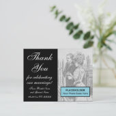 Glamoureus & Fancy "Dank u" Briefkaart (Staand voorkant)