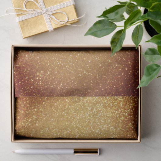 Glamoureus faux Glitter print kerstcadeau Tissuepapier (Geschenk)
