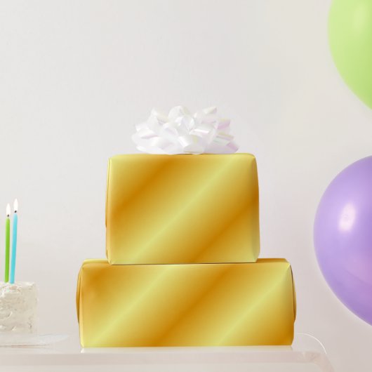 Glamoureus Faux Gold Elegant Moderne Sjabloon Gift Cadeaupapier (Feestgeschenken)