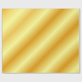 Glamoureus Faux Gold Elegant Moderne Sjabloon Gift Cadeaupapier (Vlak)