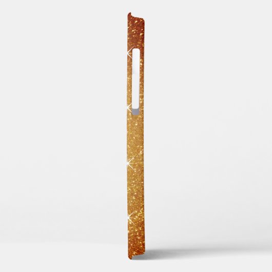 Glamoureus faux Gold glitter en sparkles douane Case-Mate iPhone Case (Achterkant / Links)