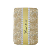Glamoureus Faux Gold Sequins en Diamonds Badmat (Voorkant Verticaal)