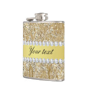 Glamoureus Faux Gold Sequins en Diamonds Heupfles (Links)