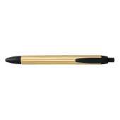 Glamoureus Faux Gold Trendy Elegant Sjabloon Blauwe Inkt Pen (Achterkant)