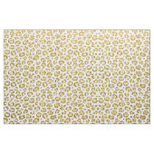 Glamoureus Faux Sparkly Gold Leopard Stof (Fat Quarter)