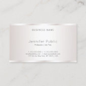 Glamoureus, geavanceerd design, luxe visitekaartje (Achterkant)