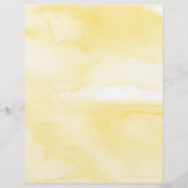 Glamoureus gele EYELASH EXTENSIECONSENT FORMULIER Flyer (Achterkant)