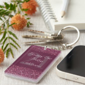 Glamoureus gepersonaliseerde sleutelhanger 21ste v (Voorkant Rechts)