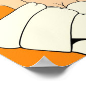 Glamoureus Girl Black hair Poster (Hoek)