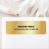 Glamoureus Glamoureus met scherpe tekst Etiket (Insitu)