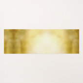 Glamoureus Glanzend Goud Royal Crown Monogram Yogamat (Achterkant (horizontaal))