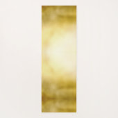 Glamoureus Glanzend Goud Royal Crown Monogram Yogamat (Achterkant)