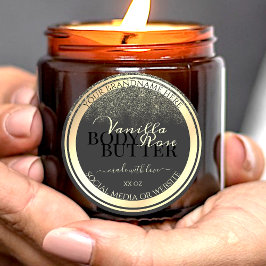 Glamoureus Glazige Product Packaging Labels Gold L