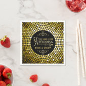 Glamoureus Glitter 50th Wedding Jubileum 2 Servet (Insitu)