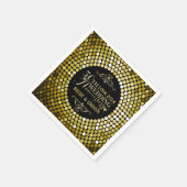 Glamoureus Glitter 50th Wedding Jubileum 2 Servet (Hoek)