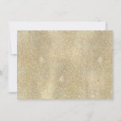 Glamoureus Glitter Blush Bloemen Save The Date (Achterkant)